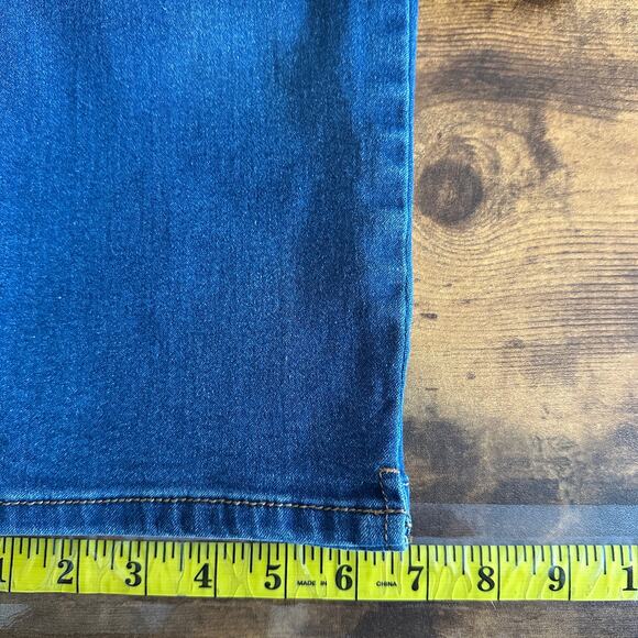 Gloria Vanderbilt Slimming Jeggings Size 14 Jeans Pull On Waist Crop Stretch EUC - Picture 6 of 9
